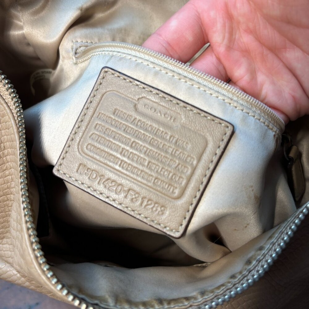 Vintage Coach Embossed Python Leather - Charlie P… - image 5